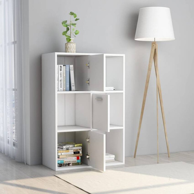 vidaXL Szafka, biała, 60x29,5x90 cm, materiał drewnopochodny