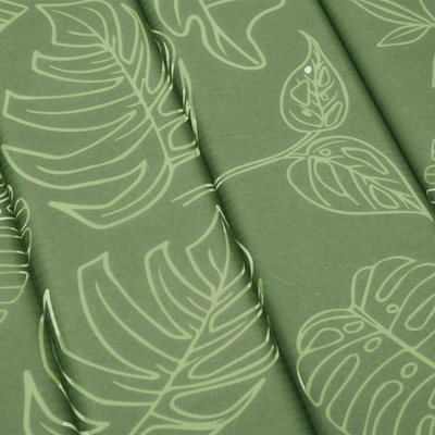 vidaXL Poduszka na leżak, wzór w liście, tkanina Oxford