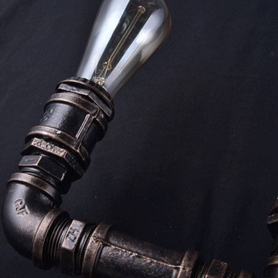 Kinkiet Led Industrialny Rury Retro 2xE27 Aruzzo Tubo