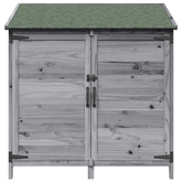 Shed ogrodowy Szary 106,5 x 56 x 113,5 cm Drewno Świerkowe