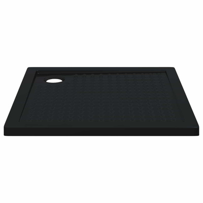 Brodzik prysznicowy z kropeczkami 90 x 90 x 4 cm ABS Czarny