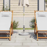 Okrągła podstawa pod parasol, granitowa, 20 kg