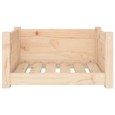 Legowisko dla psa, 55,5x45,5x28 cm, lite drewno sosnowe vidaXL