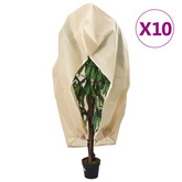Kaptury ochronne z suwakiem, 10 szt., 70 g/m?, 3,93x3 m