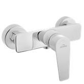Bateria natryskowa Dokos biały/chrom  Invena