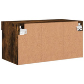 vidaXL Szafka pod TV, z LED, kolor przydymiony dąb, 60x30x30 cm