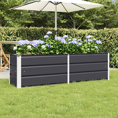 Donica Antracyt 160 x 40 x 45 cm Stal