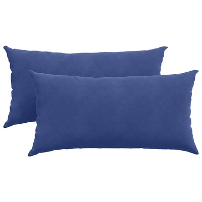 Poduszki na sofę 2 pcs Niebieski policyjny 80 x 40 cm