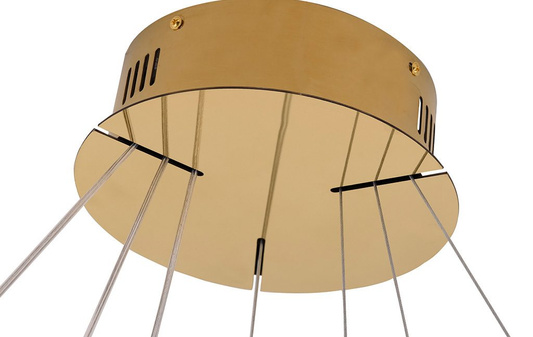 Designerska Lampa Wisząca złota Swarovski Adani AD211