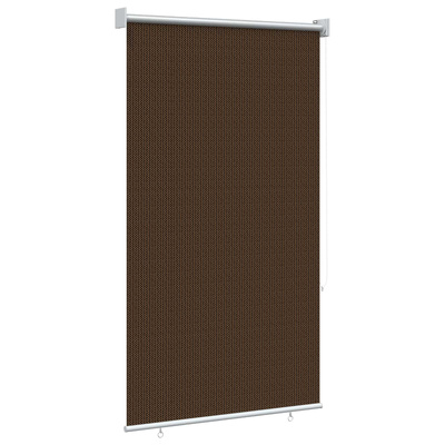 Roleta zewnętrzna 90% blokada UV brązowy 60 x 140 cm HDPE