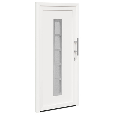 Drzwi Frontowe 88 x 200 cm PVC Biały