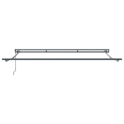 Rama markizy Z regulacją Antracyt 4 × 3 m Stal