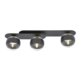 Lampa sufitowa  PLAZA 3 BLACK/STRIPE