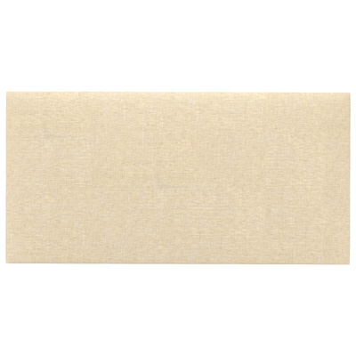 Wejściowy zagłówek 12 szt. 60 x 30 cm Kremowy tkanina