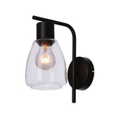 MOLDO lampa kinkiet 1x40W E27 klosz bezbarwny 21-35110