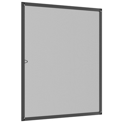 Siatka przeciw insektom do okien Antracyt 110 x 130 cm