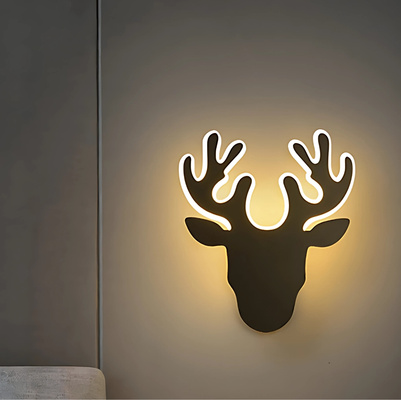 Kinkiet LED Jeleń Abigali Deer 2 Czarny