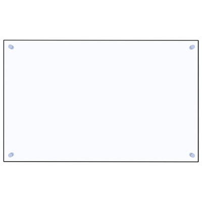 Panel ochronny do kuchni, przezroczysty, 80x50 cm, szkło