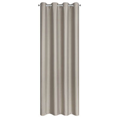 Zasłona Selina ciemnobeżowa 140x250