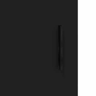 Szafka wisząca, czarna, 60x31x70 cm, materiał drewnopochodny