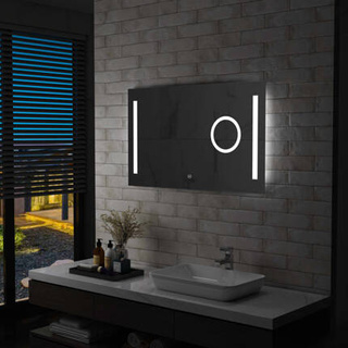 vidaXL Lustro łazienkowe z LED i czujnikiem dotykowym, 100x60 cm