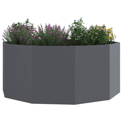 Donica Antracyt 120 x 120 x 50 cm Stal