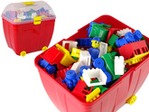 Kuferek Duży z Kolorowymi Klockami K2 280 Elementów