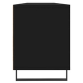 vidaXL Szafka pod TV, czarna, 150x30x44,5 cm, materiał drewnopochodny