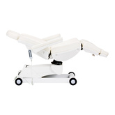 Fotel kosmetyczny elektryczny obrotowy Azzurro 873 biały 144740