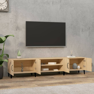 vidaXL Szafka pod TV, dąb sonoma, 180x31,5x40 cm