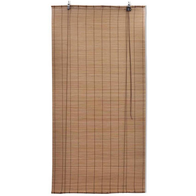 vidaXL Bambusowe rolety, 2 szt., 120 x 220 cm, brązowe