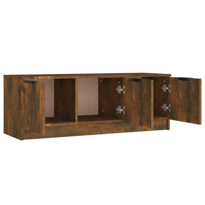 vidaXL Szafka pod TV, przydymiony dąb, 197x35x52 cm