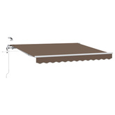 Markiza wysuwana Ciemnoszary 600 × 300 cm Poliester