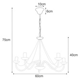 Lampa wisząca K-3996 z serii BARTEZ II