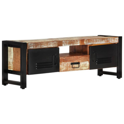 vidaXL Szafka pod TV, 120 x 30 x 40 cm, lite drewno odzyskane