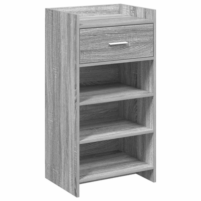 Szafka na buty Szary Sonoma 48 x 36 x 92 cm Drewno inżynieryjne