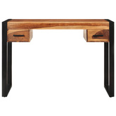vidaXL Biurko z 2 szufladami, 110x50x77 cm, lite drewno sheesham