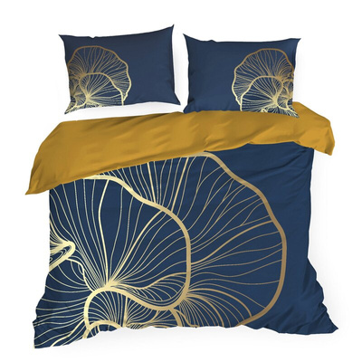 Pościel Premium ciemnoniebieska 160x200