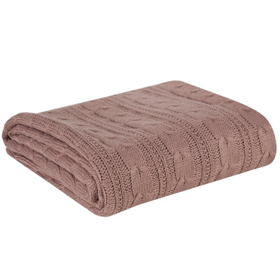 Koc Akryl różowy 130x170