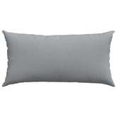 Poduszki na sofę 2 pcs Jasnoszary 80 x 40 cm tkanina