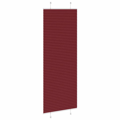 Roleta plisowana Bordowy Czerwony 75x200 cm Szerokość tkaniny