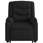 vidaXL Podnoszony fotel masujący, elektryczny, rozkładany, czarny