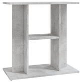 Stojak pod akwarium Betonowy Szary 60x30x60 cm Drewno konstrukcyjne