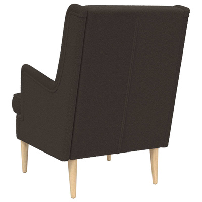 Fotel Czarny Bouclé