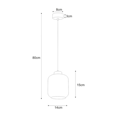 Lampa wisząca K-5515 z serii PIEGA