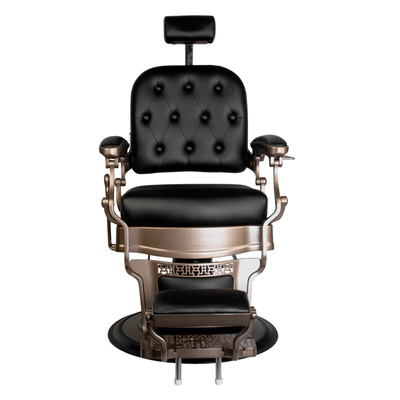 Gabbiano fotel barberski Old Ernesto czarny 125379
