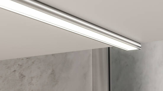 Profil LED LUMINES typ D inox anodowany 1 m