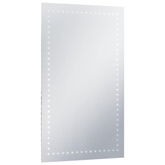 vidaXL Ścienne lustro łazienkowe z LED, 60 x 100 cm