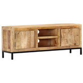 vidaXL Szafka pod TV, 118x30x45 cm, lite drewno mango