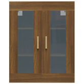 vidaXL Szafka wisząca, brązowy dąb, 69,5x34x90 cm model standard
